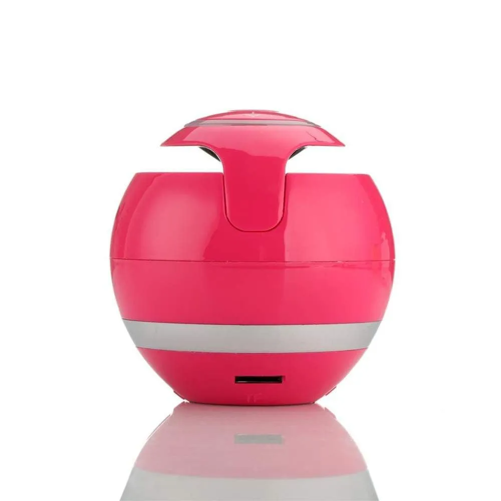 Bluetooth Speaker Box With Mic TF Card FM Radio LED Light