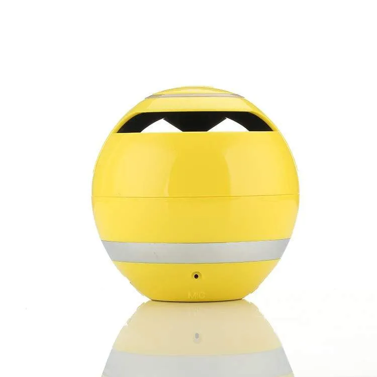 Bluetooth Speaker Box With Mic TF Card FM Radio LED Light