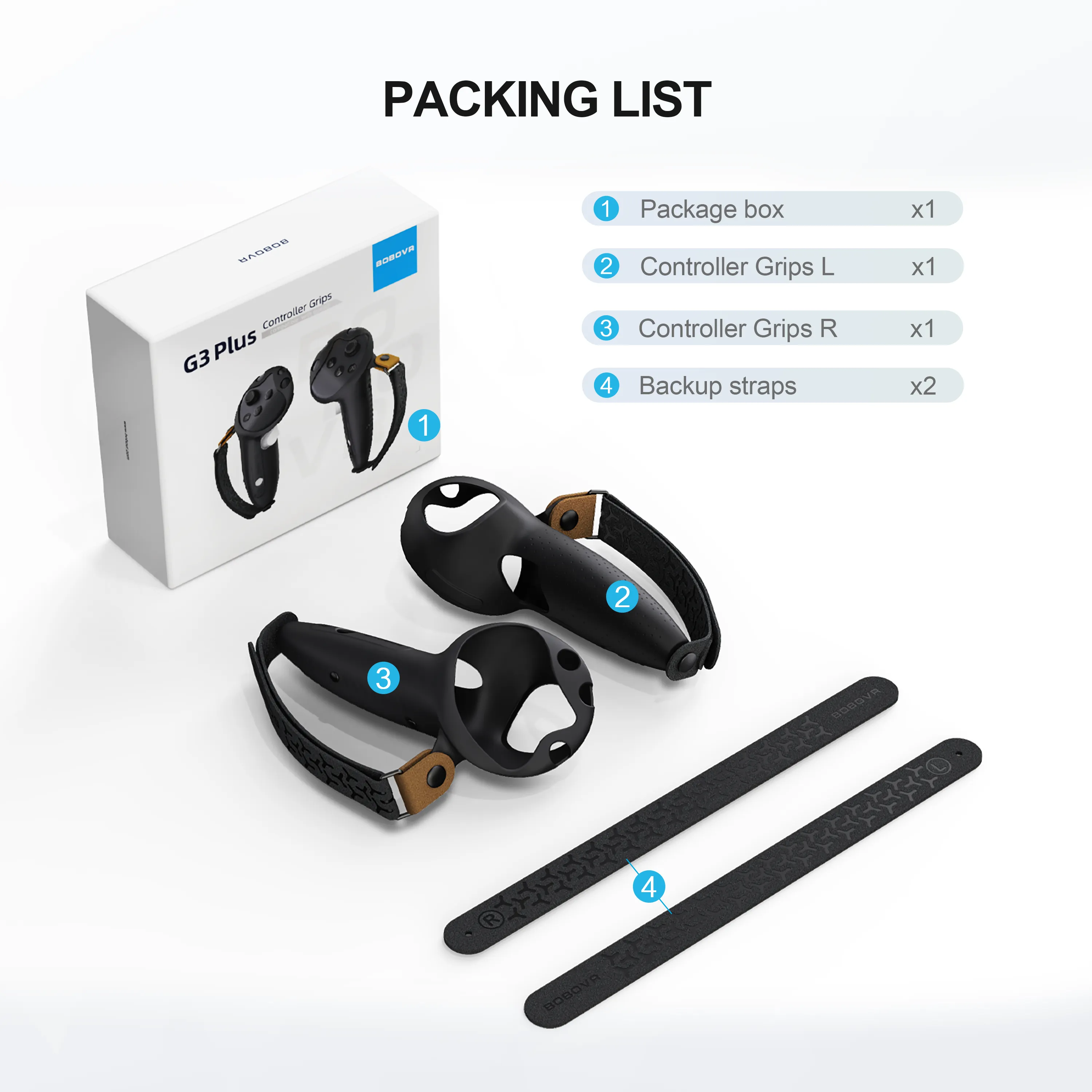 BOBOVR G3 Plus Controller Grips Cover