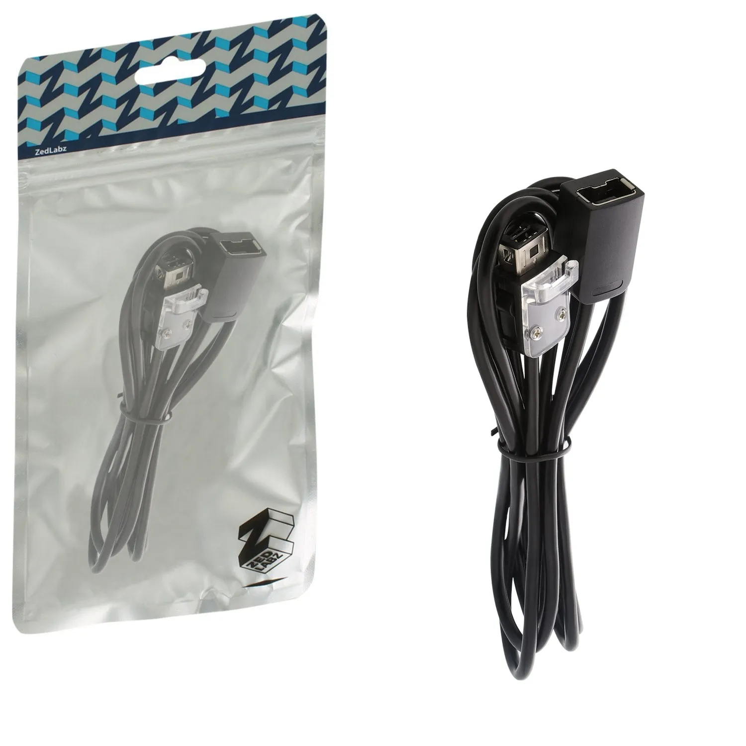 Cable for Nintendo SNES Mini 2017 & NES mini 2016 (NES & Super NES classic edition), Wii U & Wii 1.8m extension cord lead – black | ZedLabz