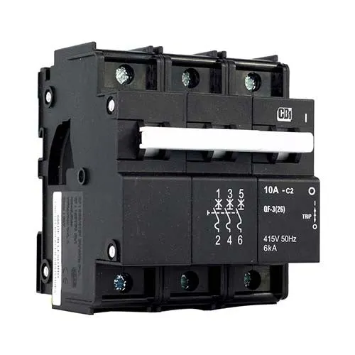 CBi Dual Mount High Rating Circuit Breaker C2 3 Pole 6kA - QF-3(26)