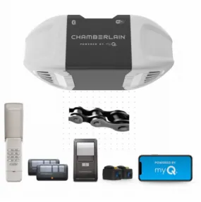 Chamberlain C2405 Chain Drive Garage Door Opener, 1/2 HP