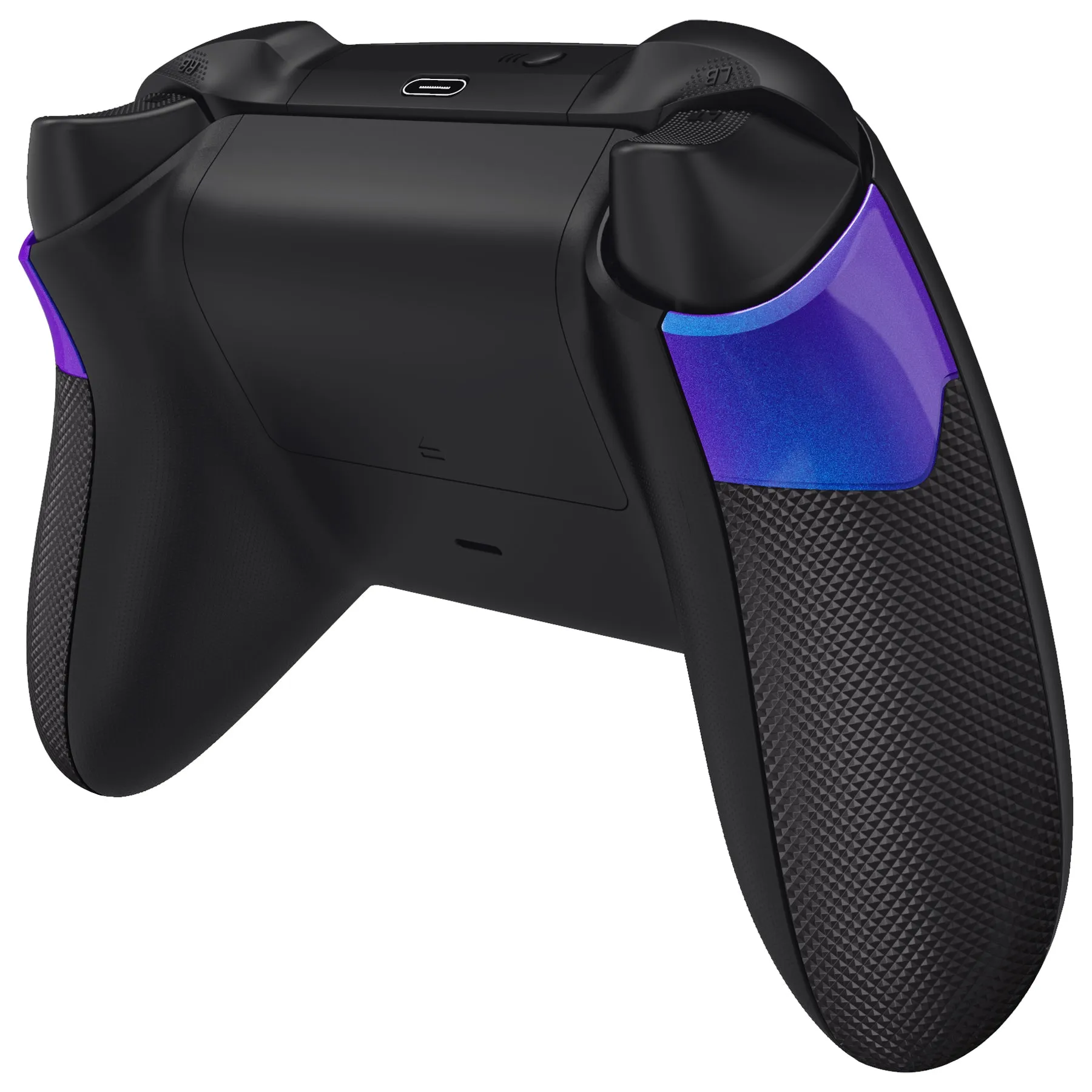 Chameleon Purple Blue Performance Non-Slip Texture Rubberized Grips Replacement Back Panels for Xbox Series X/S Controller - PX3C3002