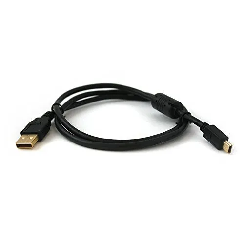 Charging cable for Sony PS3 controller extra long charge & play lead 3m gold plated mini USB | ZedLabz