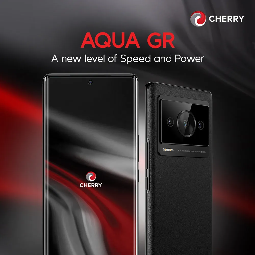 CHERRY Aqua GR with FREE Bluetooth Speaker, Game Controller, Screen Protector & Jellycase