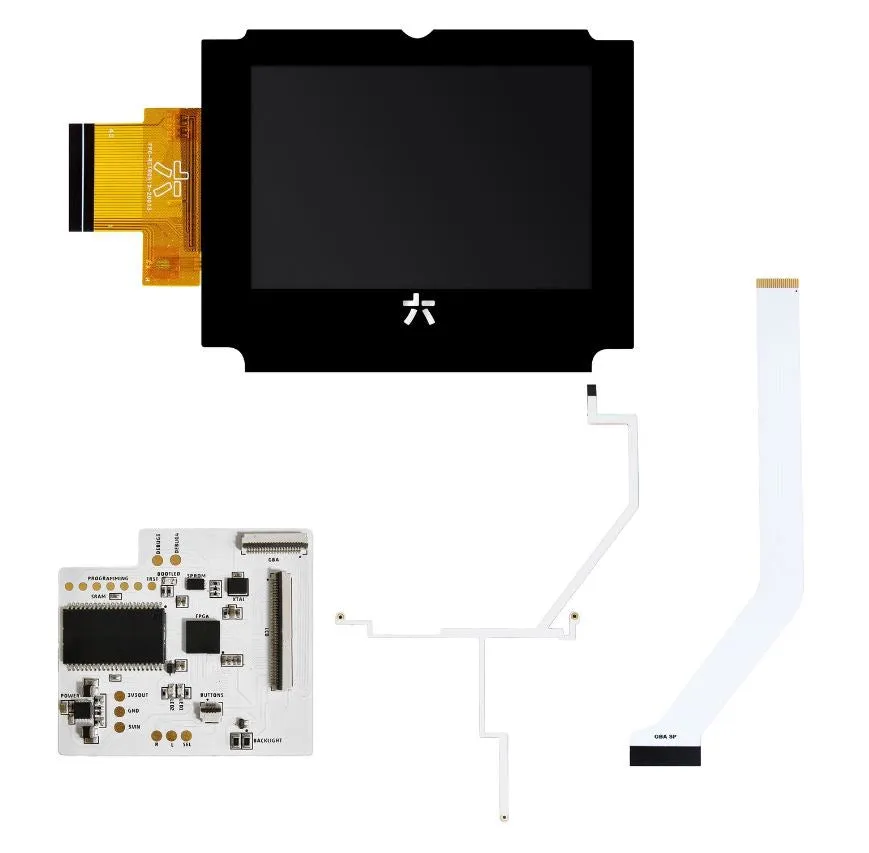 CleanScreen Kit for Game Boy Advance SP - Retrosix
