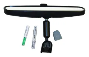 Crown Automotive Jeep Replacement 8993023K Rearview Mirror Kit; Incl. 9.75 in. Mirror/Button/Adhesive;