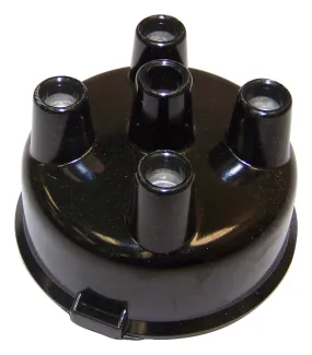 Crown Automotive Jeep Replacement J0118343 Distributor Cap; Right; Solid Carbon Button For Center Rotor Contact;