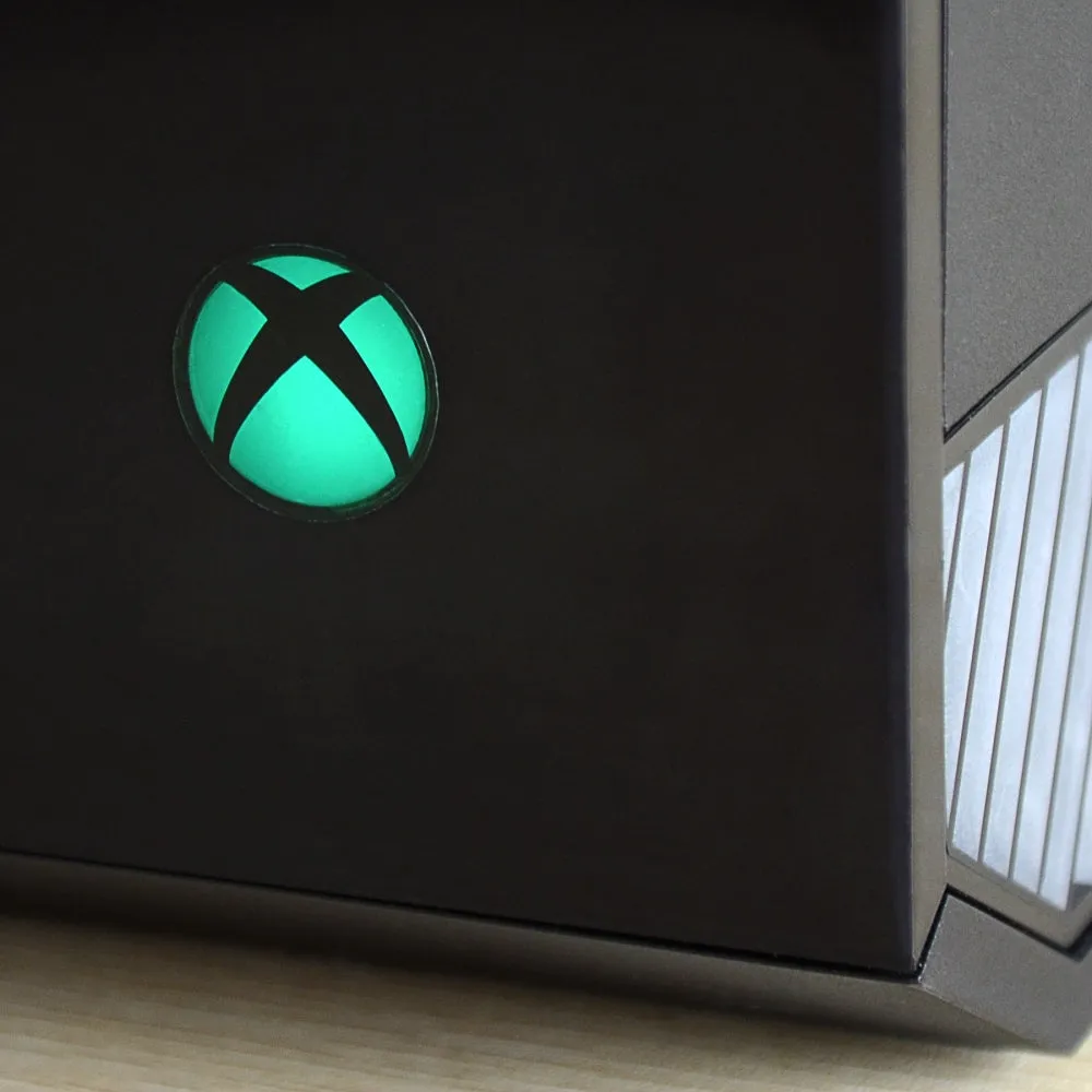 Custom Power Button Cover Stickers Skin LED Color Change for Xbox One Console -GX000