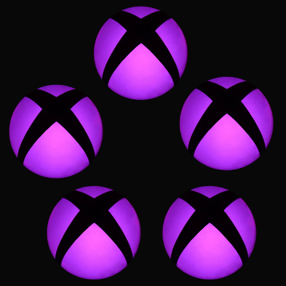 Custom Power Button Cover Stickers Skin LED Color Change for Xbox One Console -GX000