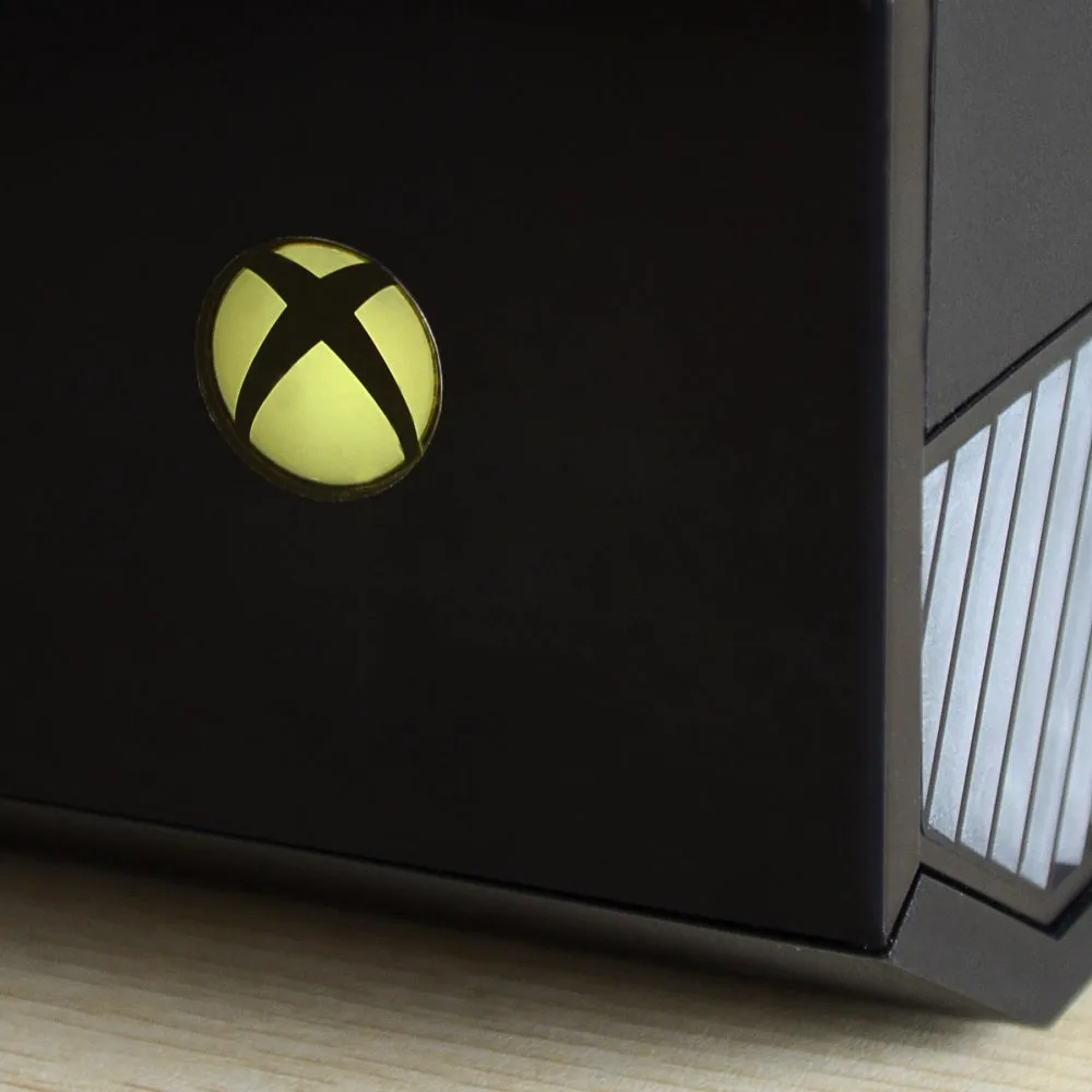 Custom Power Button Cover Stickers Skin LED Color Change for Xbox One Console -GX000