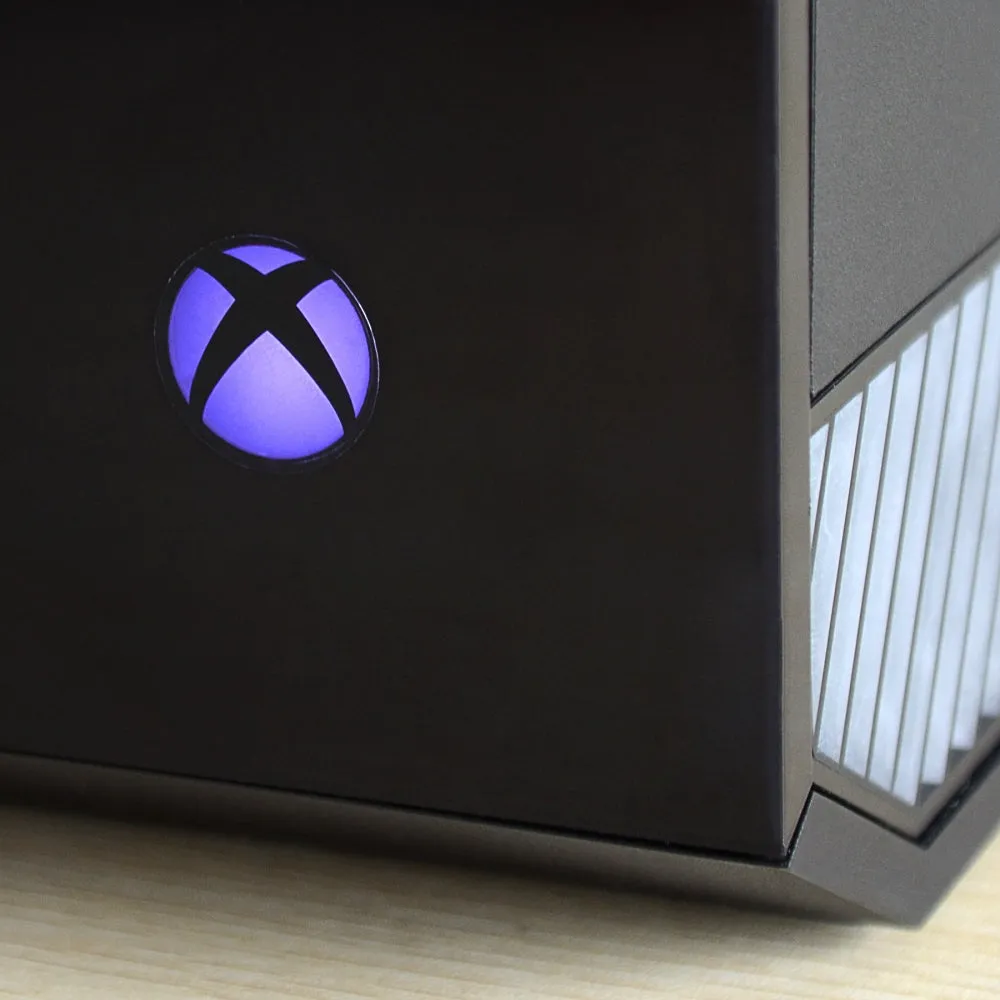 Custom Power Button Cover Stickers Skin LED Color Change for Xbox One Console -GX000