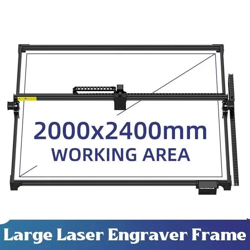 Customizable Large Format CNC Laser Engraver for Versatile Material Use