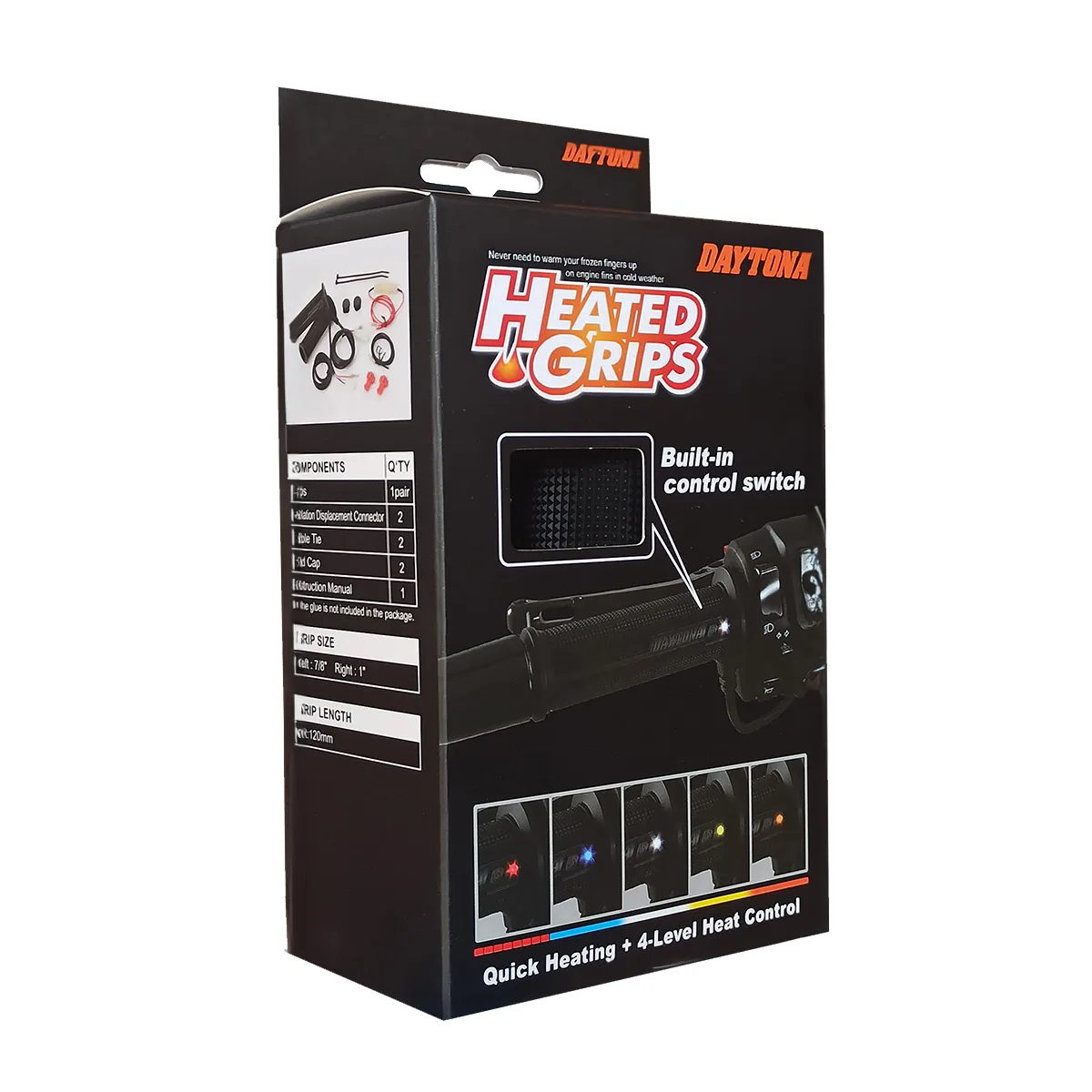Daytona Hot Grips Premium With Built-In Switch