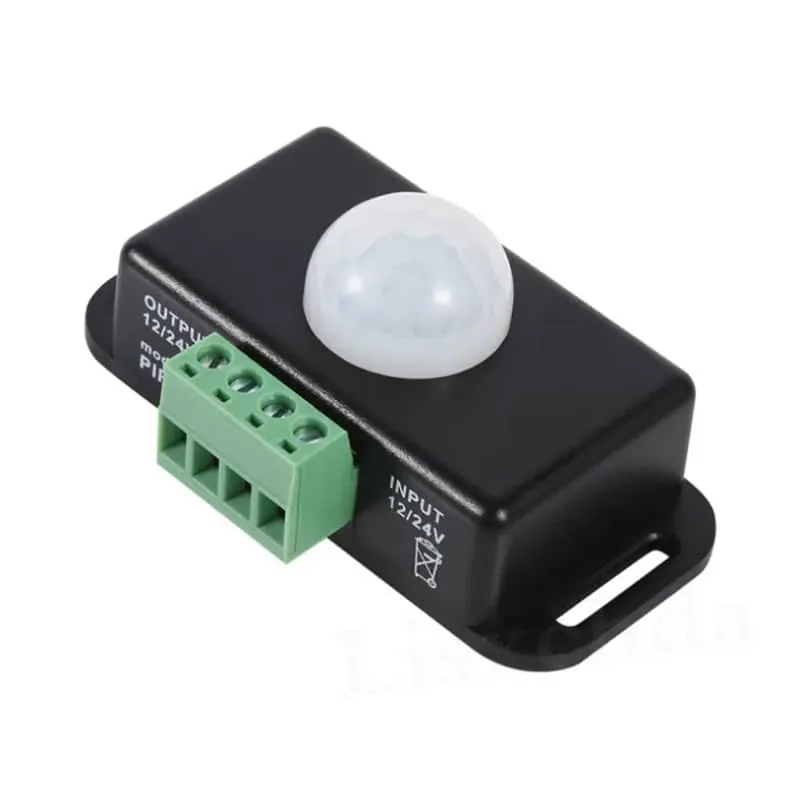 DC 12V 24V 8A Automatic Adjustable PIR Motion Sensor Switch IR Infrared Detector Light Switch Module for LED Strip Light Lamp