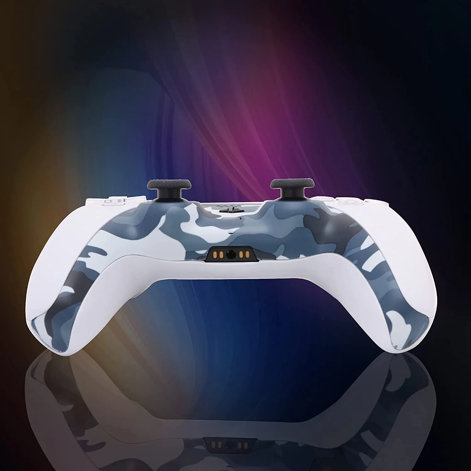 Decoration Shell Cover with Two Analog Grips For PS5 DualSense Controller