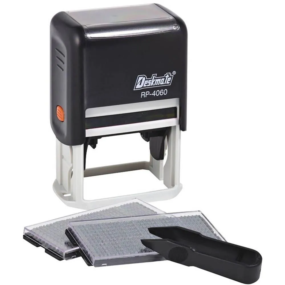 Deskmate Diy Stamp Kits 6 Lines 3Mm/4Mm Text