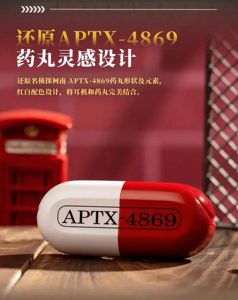 Detective Conan - APTX-4869 Capsule Bluetooth Earphone Moeyu