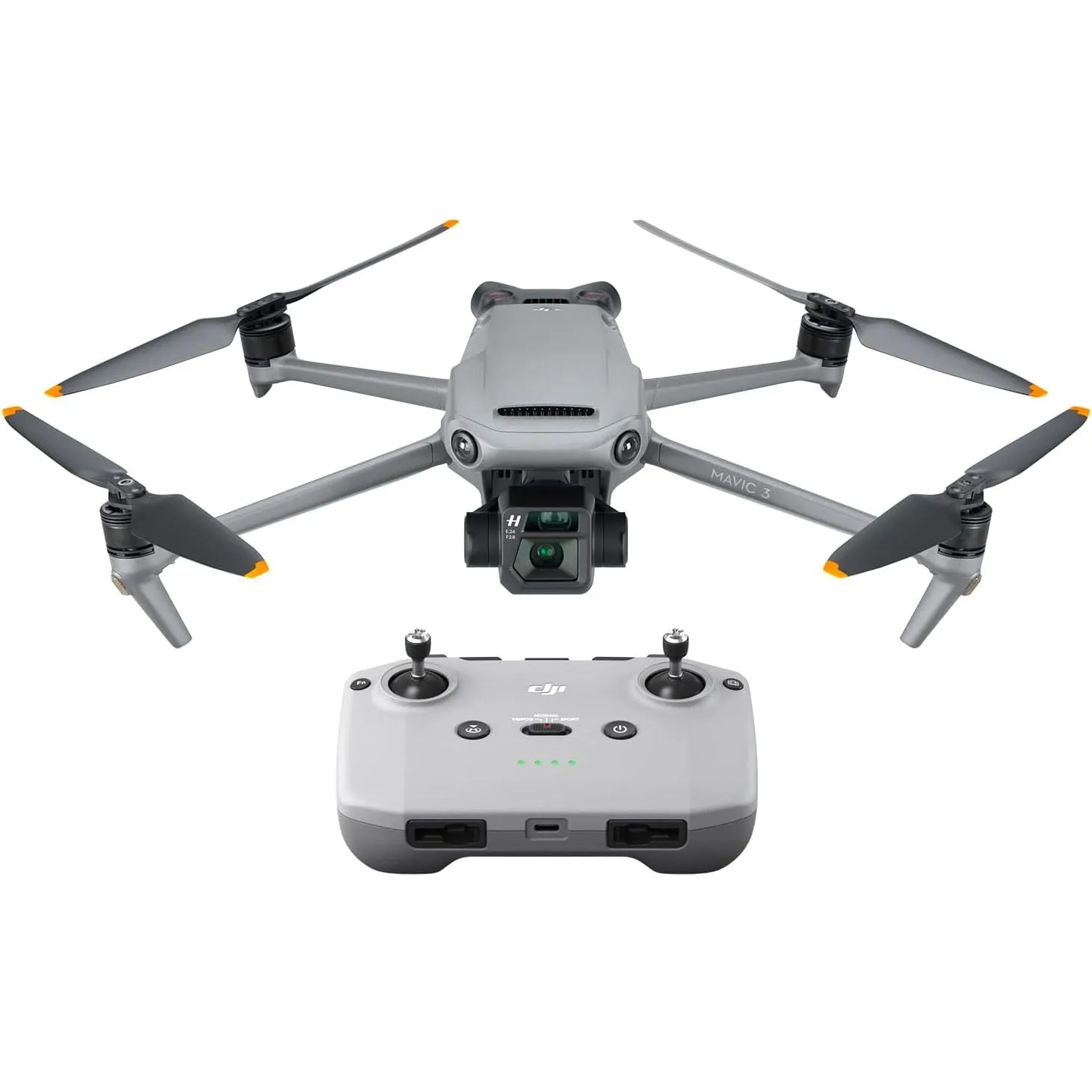DJI Mavic 3 Drone - 4/3 CMOS Hasselblad Camera, 5.1K Video, 46-Min Flight, Obstacle Sensing, DJI RC-N1 Remote