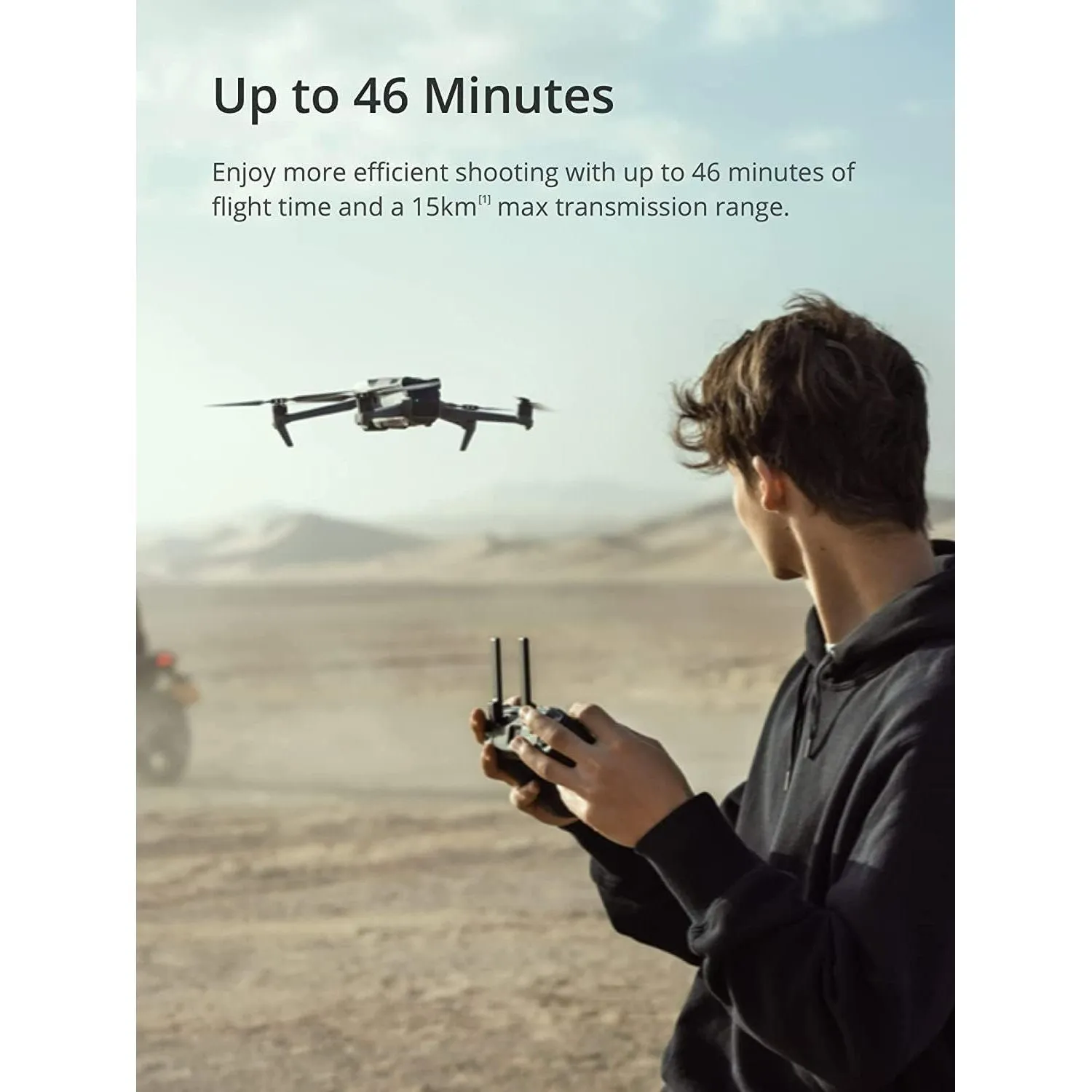 DJI Mavic 3 Drone - 4/3 CMOS Hasselblad Camera, 5.1K Video, 46-Min Flight, Obstacle Sensing, DJI RC-N1 Remote