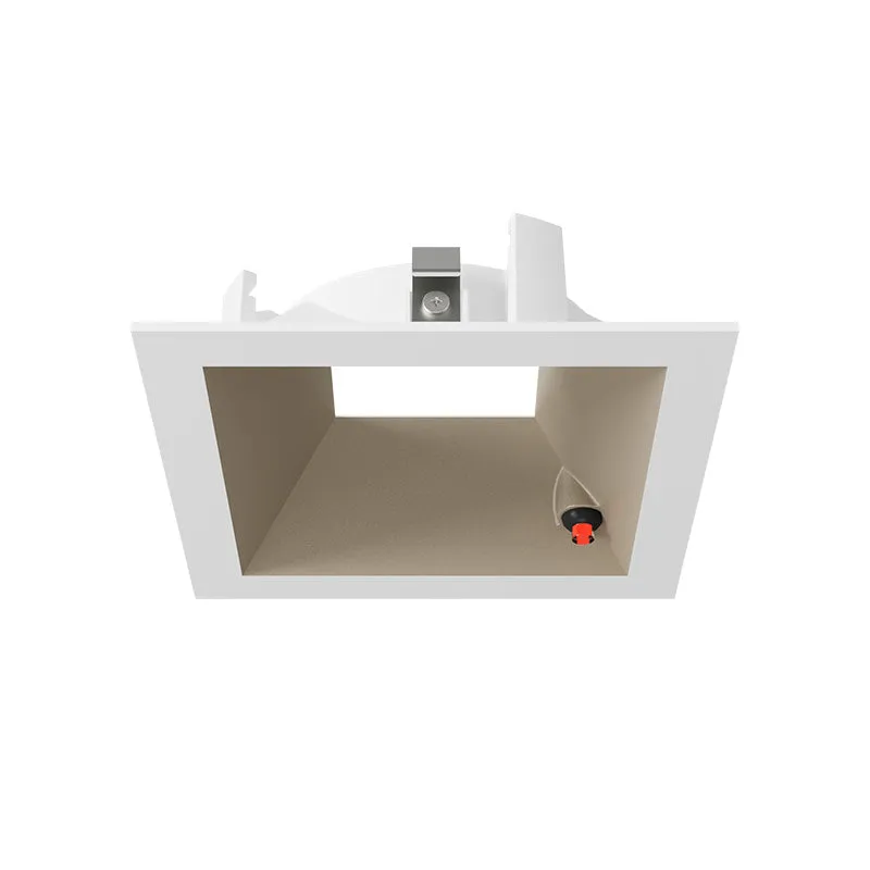 DMF M4TSS M Series 4" Square Beveled Trim with EM Test Switch