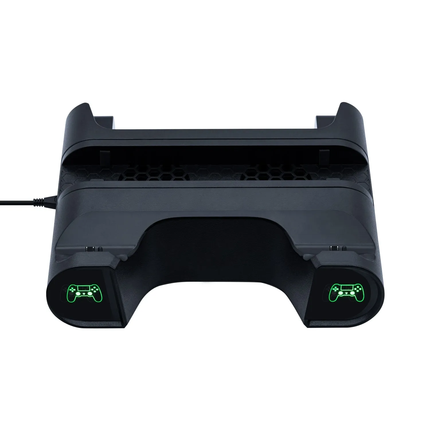 DOBE Mutifuntional LED Cooling Stand Charging Stand Dual Controller Charger for PS4 / Slim for PS4 Pro (TP4-0406)