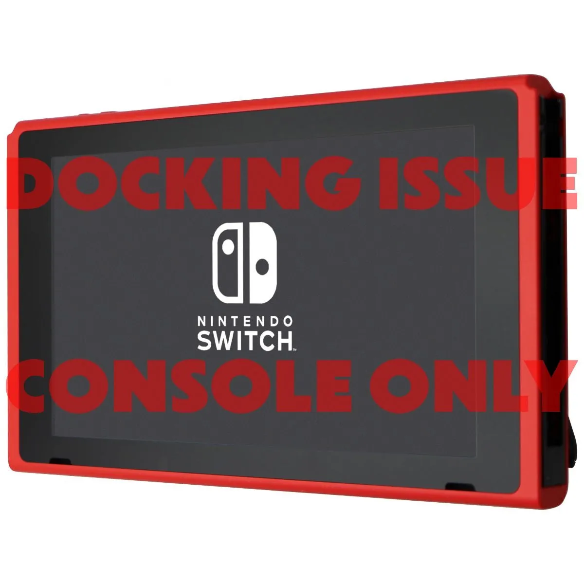 Dock Support ISSUE Nintendo Switch HAC-001(-01) Updated 32GB Console ONLY - Red