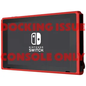 Dock Support ISSUE Nintendo Switch HAC-001(-01) Updated 32GB Console ONLY - Red