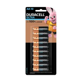 Duracell Ultra Alkaline AA Battery Pack of 10