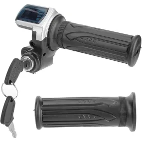E-Bicycle Digital Thumb Throttle With LED Power Display and Lock
