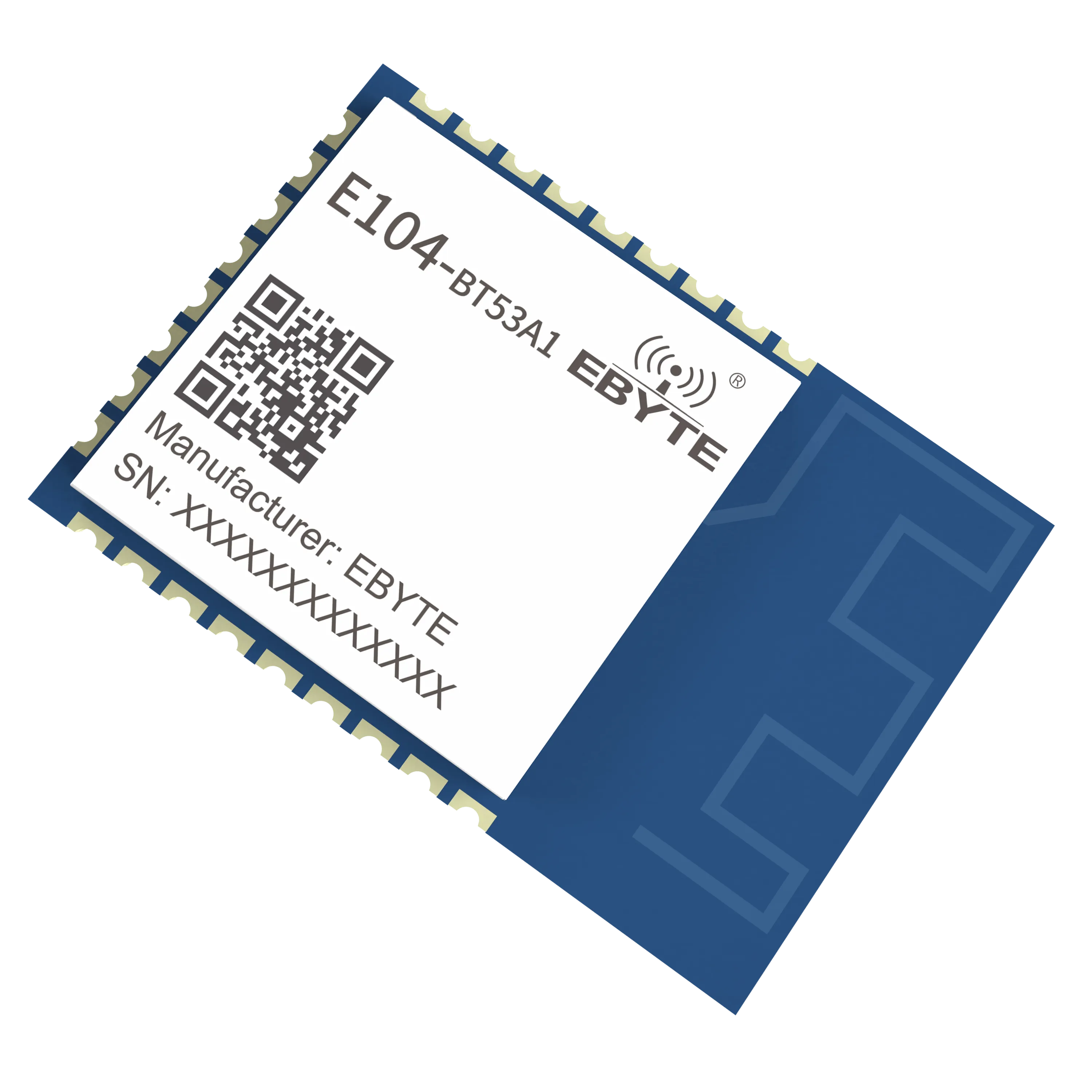 E104-BT53A1 Ebyte SMD bluetooth BT5.2 module Silicon Labs' original IC EFR32BG22 bluetooth 2.4g GFSK wireless module