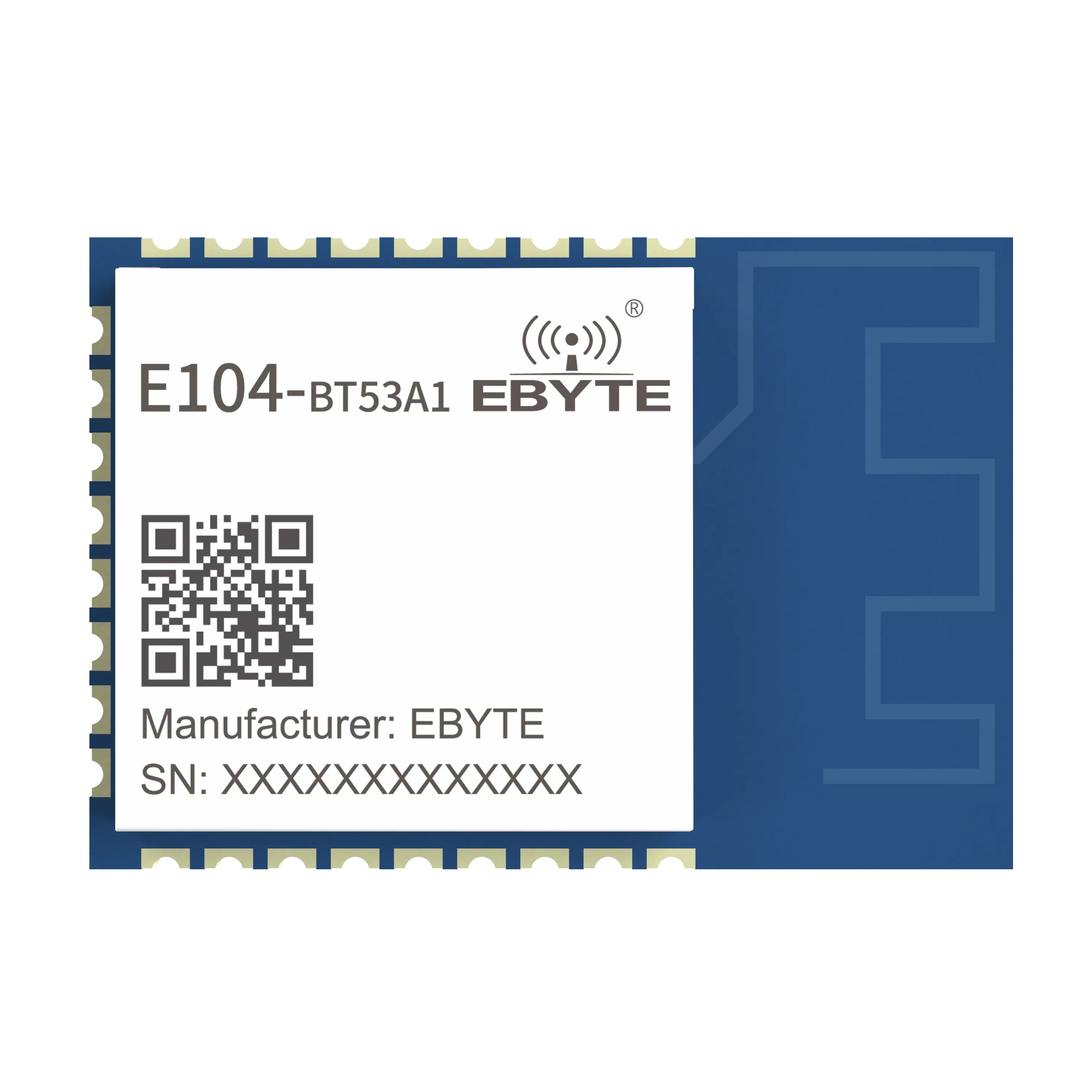 E104-BT53A1 Ebyte SMD bluetooth BT5.2 module Silicon Labs' original IC EFR32BG22 bluetooth 2.4g GFSK wireless module