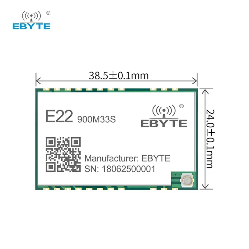 Ebyte E22-900M33S SX1262 RF transceiver module LoRa spread spectrum wireless module 868MHz/915MHz SPI