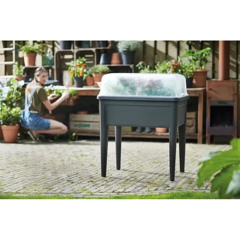 Elho Green Basics XXL Grow Table - Living Black 75 x 61cm
