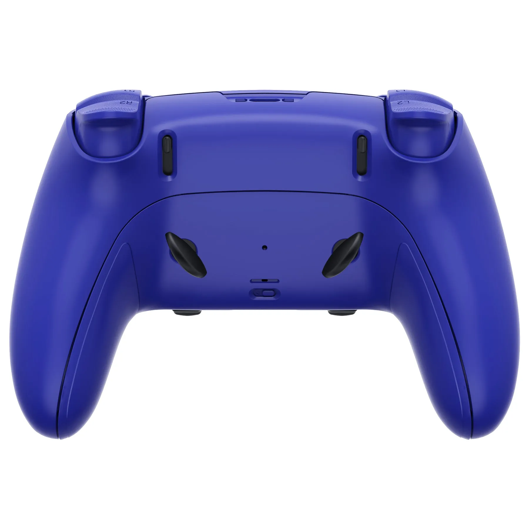 eXtremeRate Blue Full Set Housing Shell with Buttons Touchpad Cover Compatible with ps5 Edge Controller, Custom Replacement Decorative Trim Shell Front Back Plates Compatible with ps5 Edge Controller - QRHEGP003