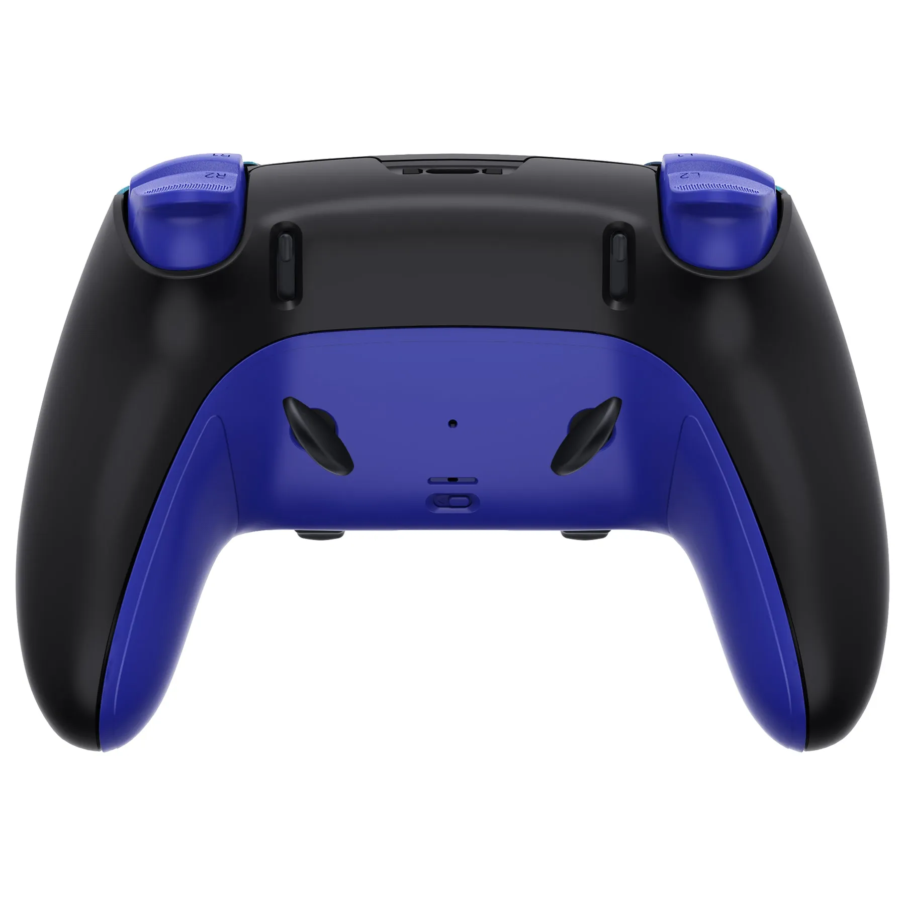 eXtremeRate Blue Nebula Full Set Housing Shell with Buttons Touchpad Cover Compatible with ps5 Edge Controller, Custom Replacement Decorative Trim Shell Front Back Plates Compatible with ps5 Edge Controller - QRHEGT005