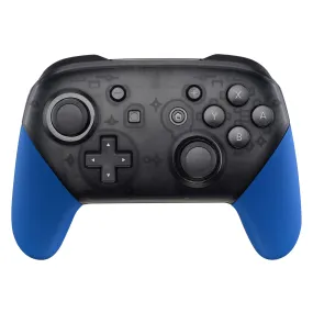 eXtremeRate Blue Replacement Handle Grips for Nintendo Switch Pro Controller, Soft Touch DIY Hand Grip Shell for Nintendo Switch Pro - Controller NOT Included - GRP304