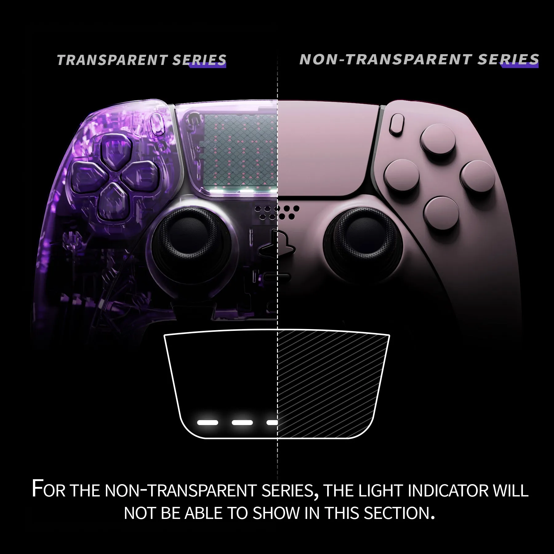 eXtremeRate Cherry Blossoms Pink Full Set Housing Shell with Buttons Touchpad Cover Compatible with ps5 Edge Controller, Custom Replacement Decorative Trim Shell Front Back Plates Compatible with ps5 Edge Controller - QRHEGP009