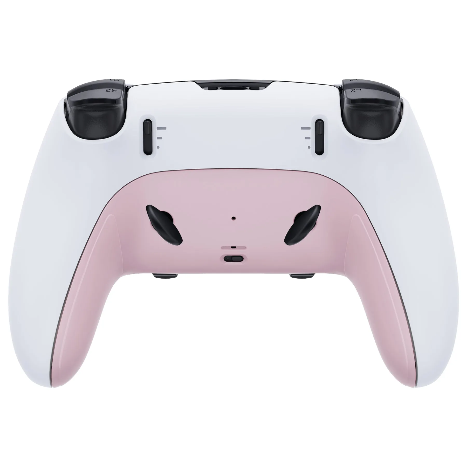 eXtremeRate Cherry Blossoms Pink Top Bottom Decorative Trim Shell Compatible with ps5 Edge Controller DIY Replacement Front Back Clip Shell, Custom Plates Cover Compatible with ps5 Edge Controller - CXQEGP010
