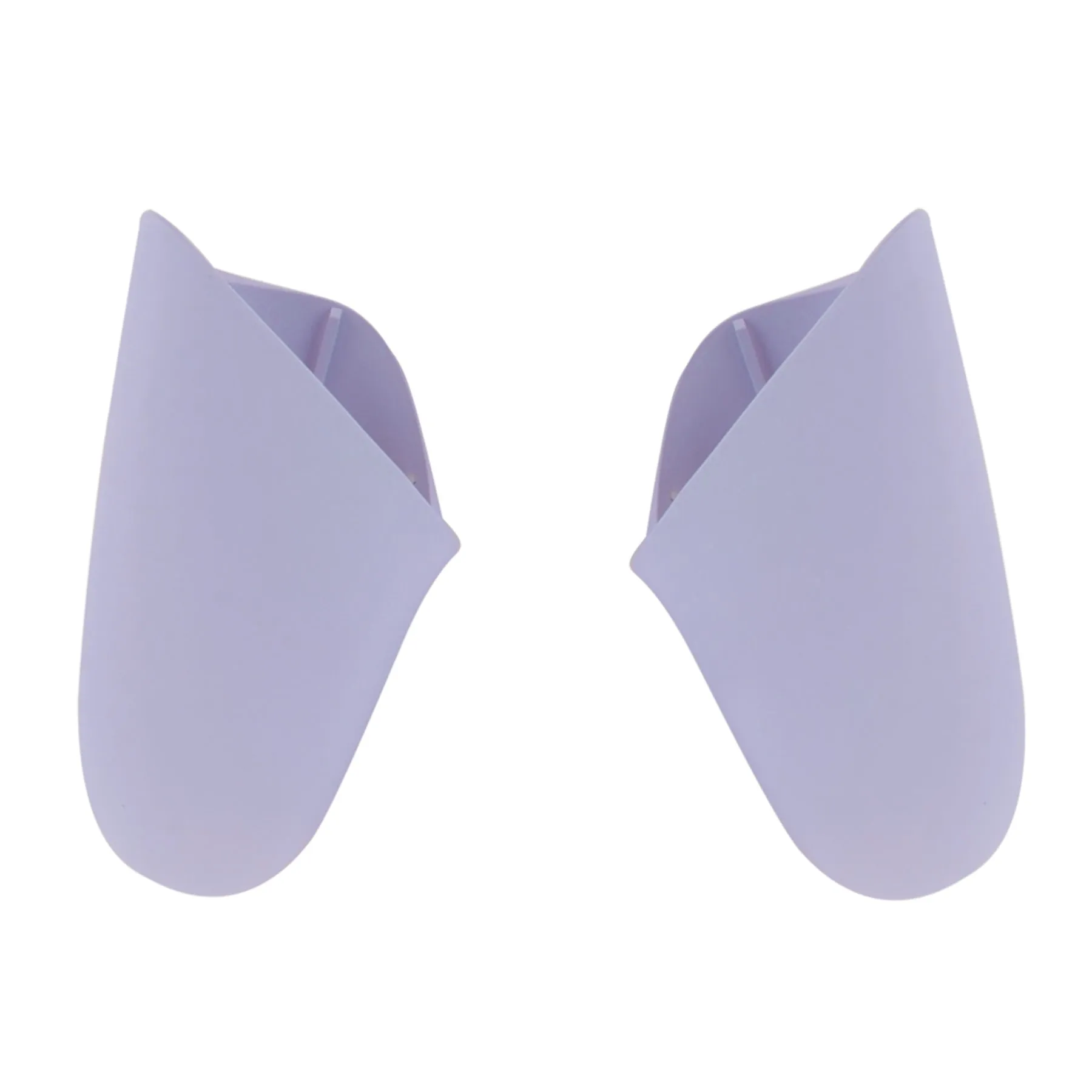 eXtremeRate Light Violet Replacement Handle Grips for Nintendo Switch Pro Controller, DIY Hand Grip Shell for Nintendo Switch Pro - Controller NOT Included - GRP310