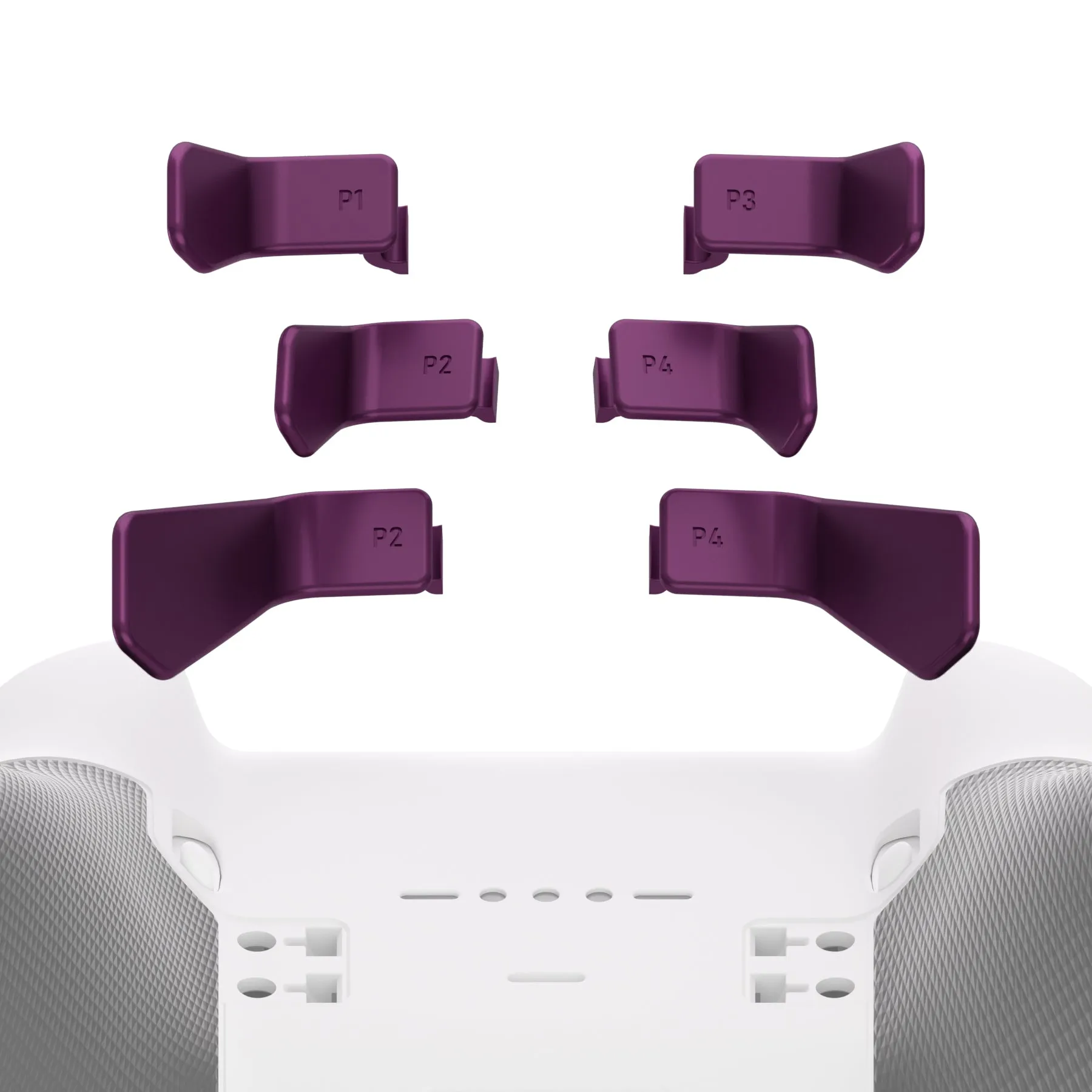 eXtremeRate Metalic Grap 6in1 Replacement Interchangeable Swift Back Paddles for Xbox One Elite & Elite Series 2 Controller - IL606