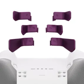 eXtremeRate Metalic Grap 6in1 Replacement Interchangeable Swift Back Paddles for Xbox One Elite & Elite Series 2 Controller - IL606