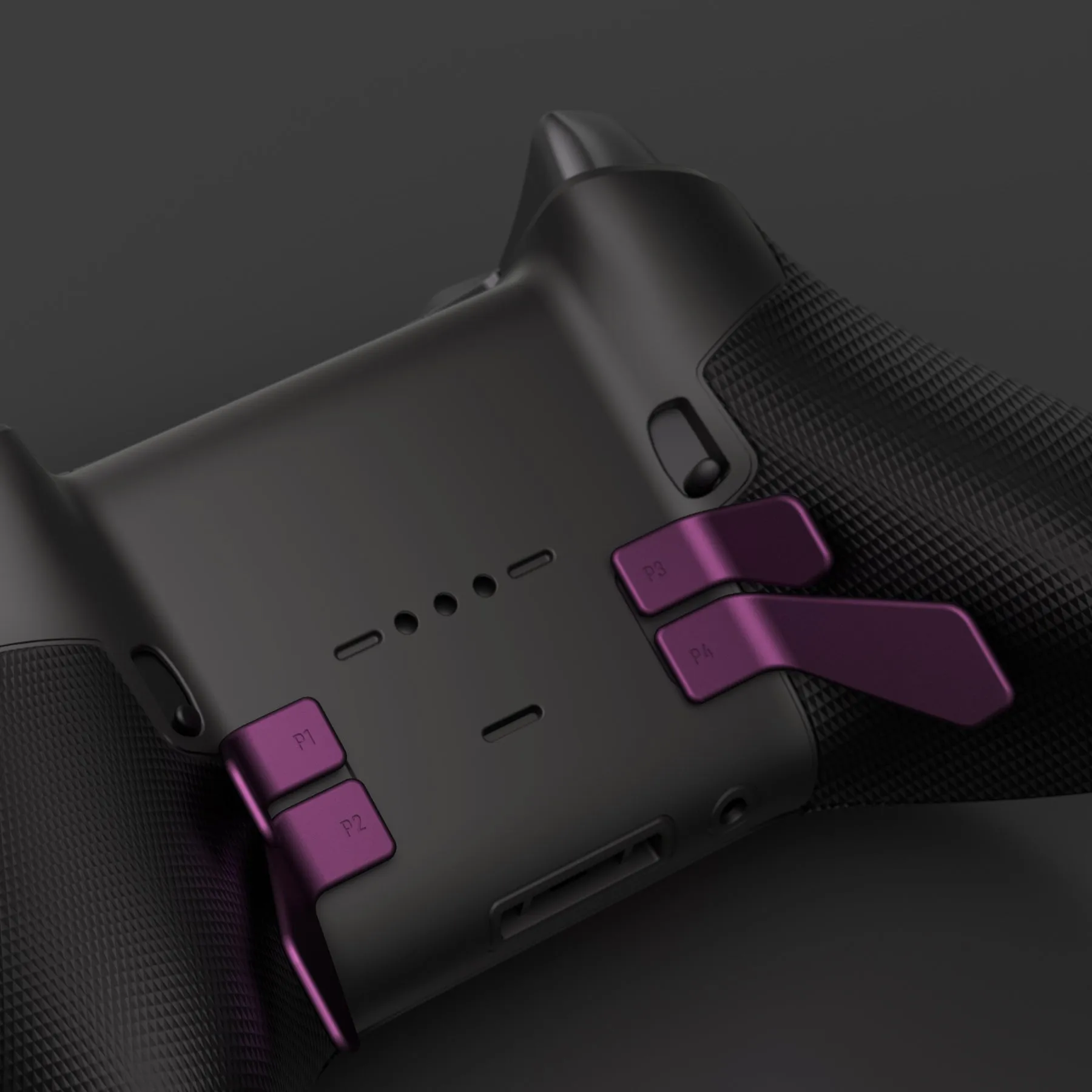 eXtremeRate Metalic Grap 6in1 Replacement Interchangeable Swift Back Paddles for Xbox One Elite & Elite Series 2 Controller - IL606