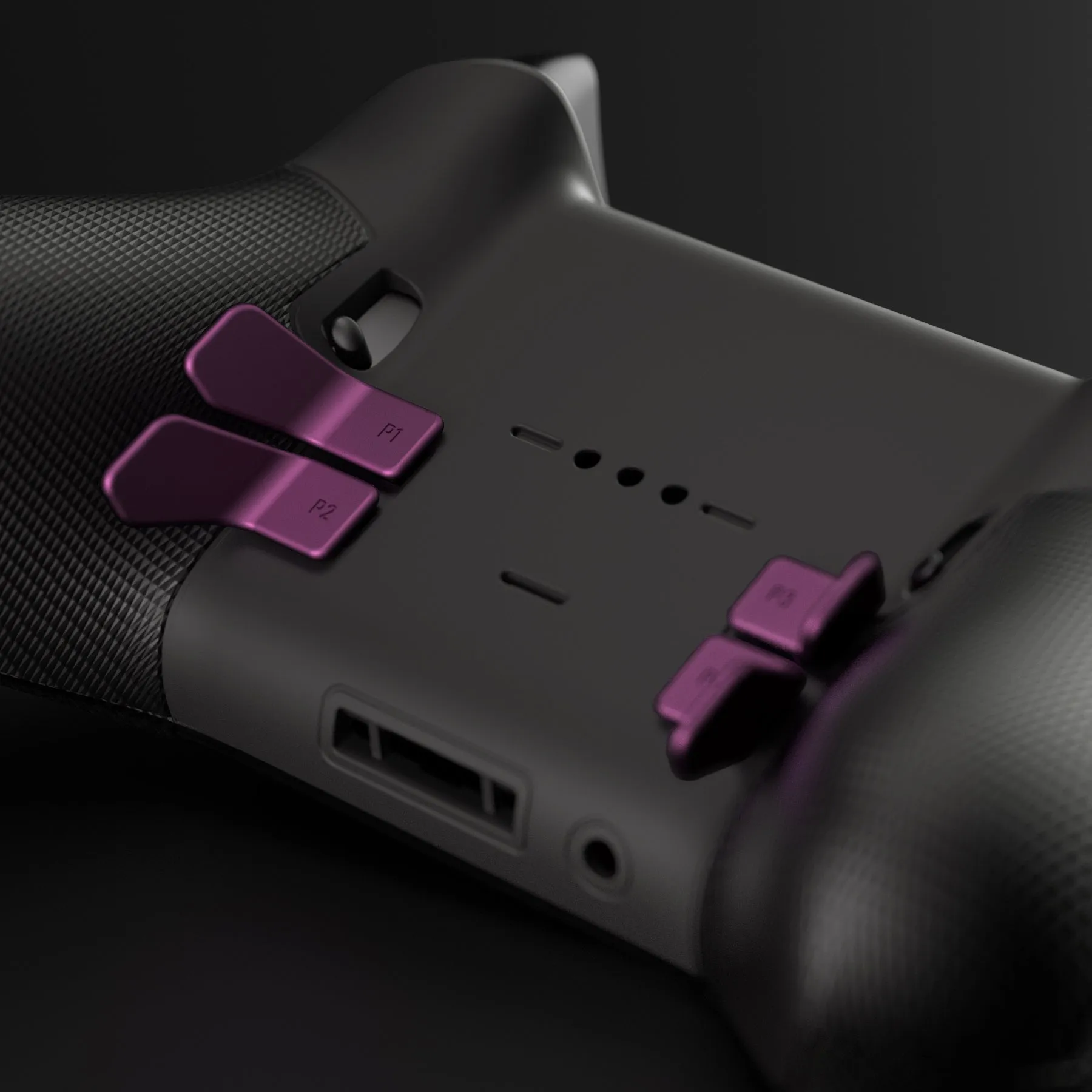 eXtremeRate Metalic Grap 6in1 Replacement Interchangeable Swift Back Paddles for Xbox One Elite & Elite Series 2 Controller - IL606
