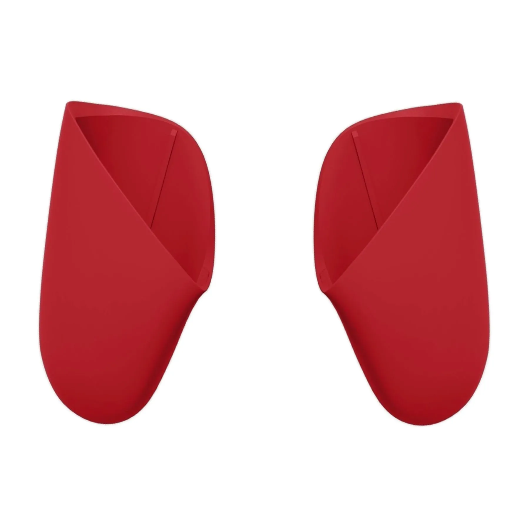 eXtremeRate Passion Red Replacement Handle Grips for NS Switch Pro Controller, Soft Touch DIY Hand Grip Shell for NS Switch Pro Controller - Controller NOT Included - GRP332