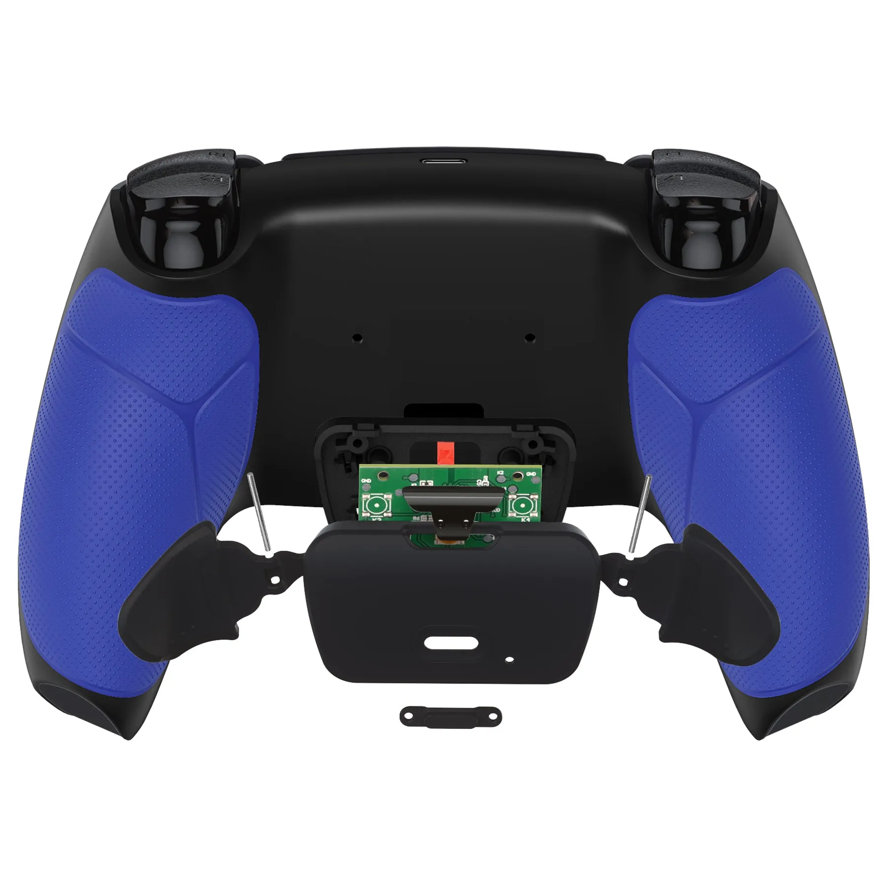 eXtremeRate Remappable RISE V3 Remap Kit for PS5 Controller BDM-030/040/050 - Rubberized Blue - XPFU6003G4