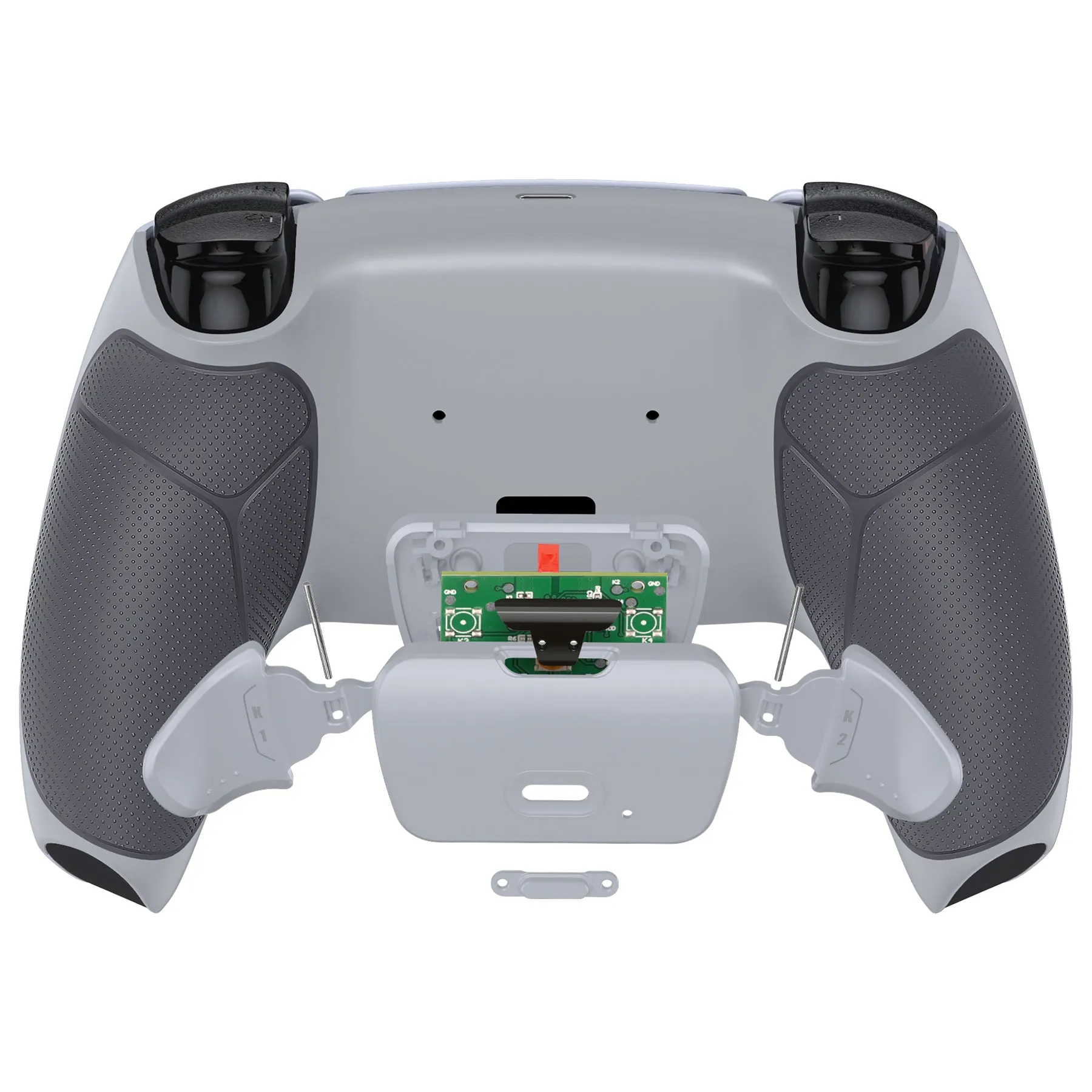 eXtremeRate Remappable RISE V3 Remap Kit for PS5 Controller BDM-030/040/050 - Rubberized Classic Gray - XPFU6012G4