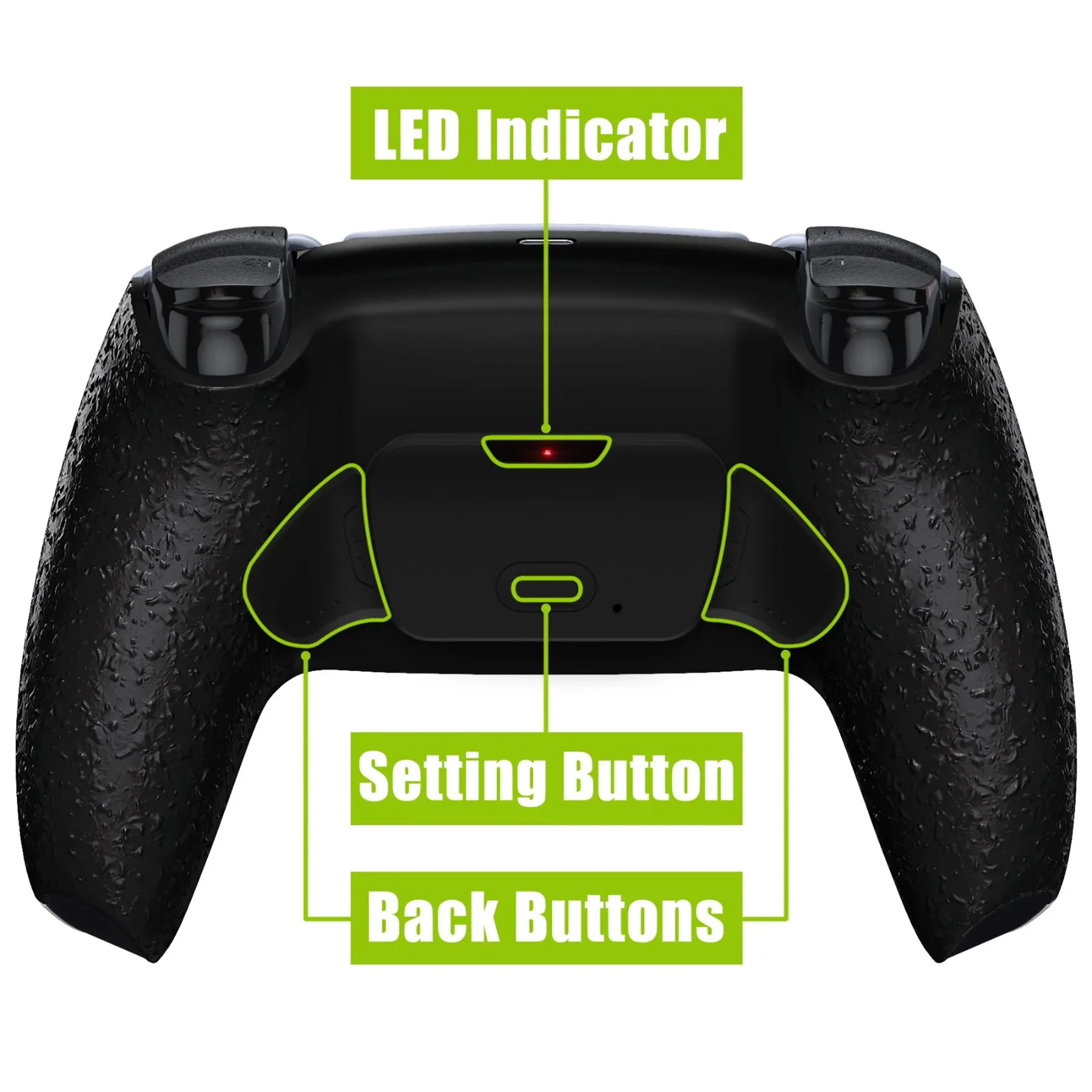 eXtremeRate Remappable RISE V3 Remap Kit for PS5 Controller BDM-030/040/050 - Textured Black - XPFP3040G4