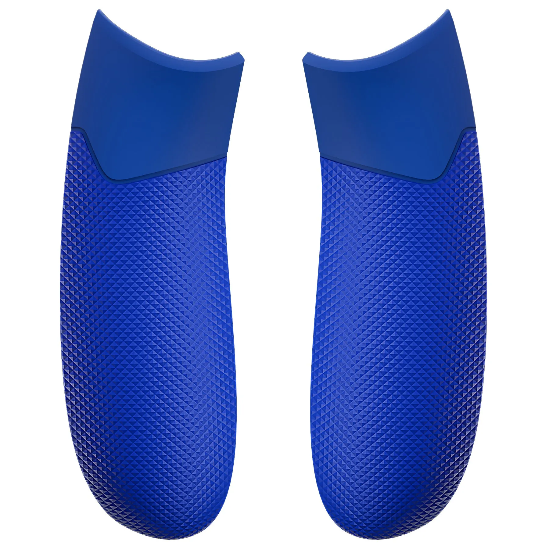 eXtremeRate Rubberized Blue Performance Non-Slip Texture Rubberized Grips Replacement Back Panels for Xbox Series X/S Controller - PX3C3004