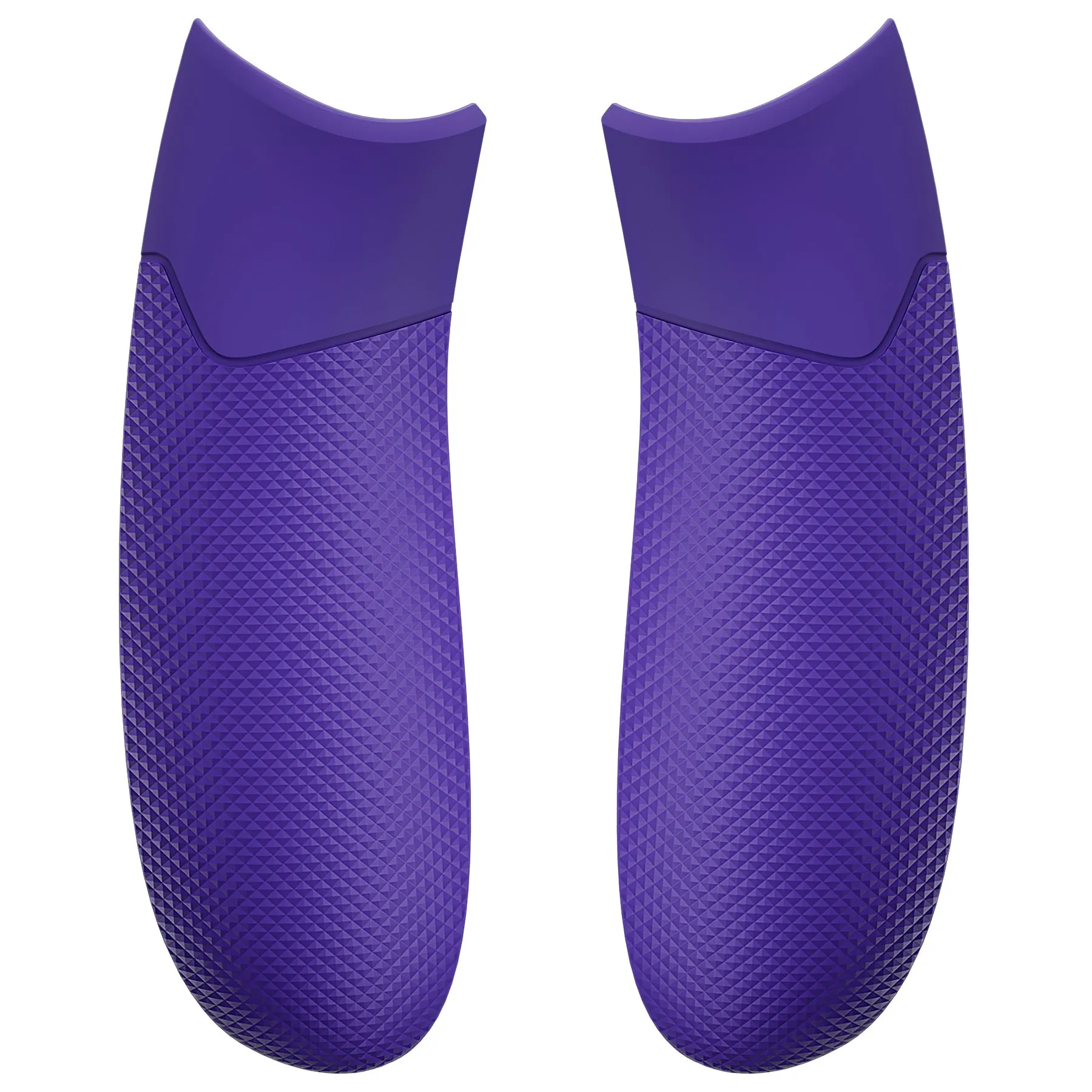 eXtremeRate Rubberized Purple Performance Non-Slip Texture Rubberized Grips Replacement Back Panels for Xbox Series X/S Controller - PX3C3005